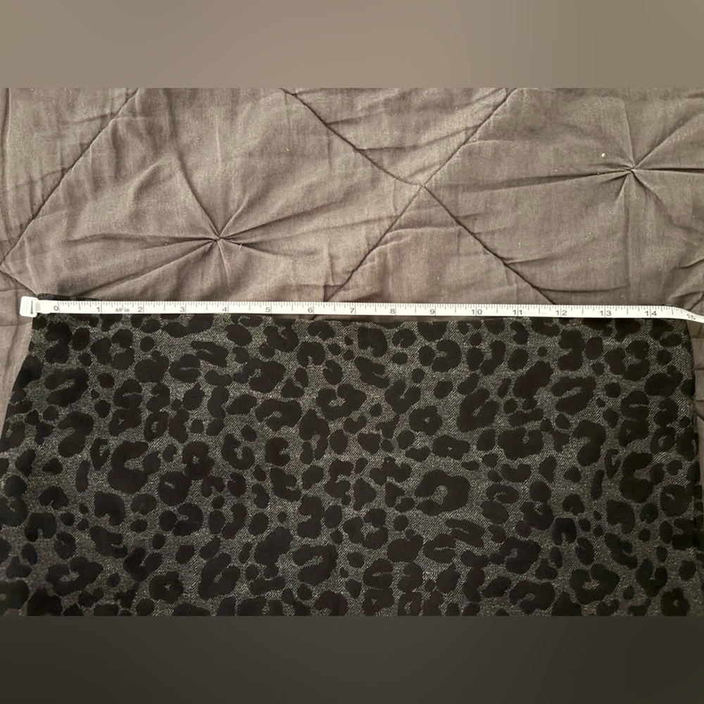 Loft - Leopard Print Pencil Skirt - Picture 5 of 5